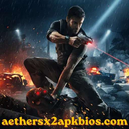 Sam Fisher performing a split jump in a narrow corridor to avoid detection.