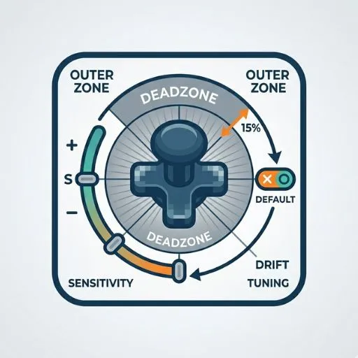 Fine-tuning analog stick sensitivity for Xbox and PlayStation controllers on Mac.