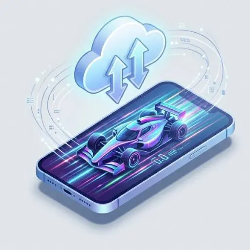 Cloud save integration feature in AetherSX2 for syncing PS2 game progress across different iOS devices.
