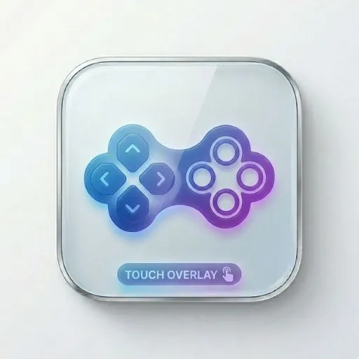 Enabling the on-screen touch control overlay for playing RPGs on MacBooks without a controller.