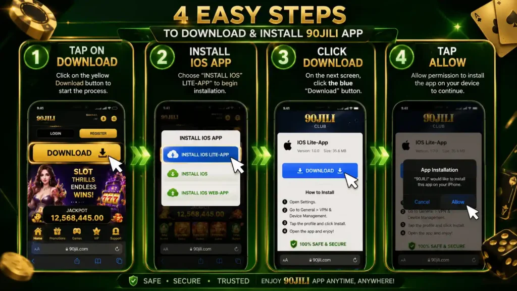 90jili game download guide step1