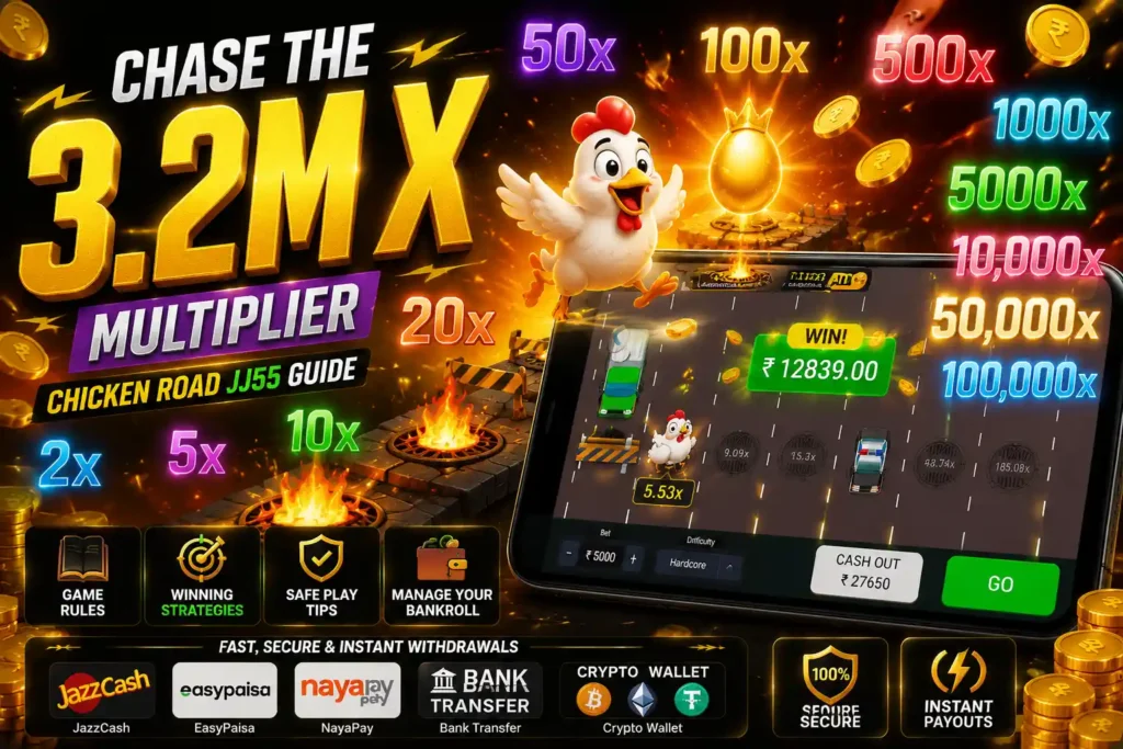 chicken road on jj55 game muliplier