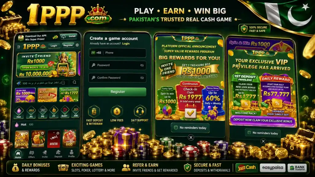 1PPP GAME REGISTRAION OFFICIAL PAGE BANNER IMAGE